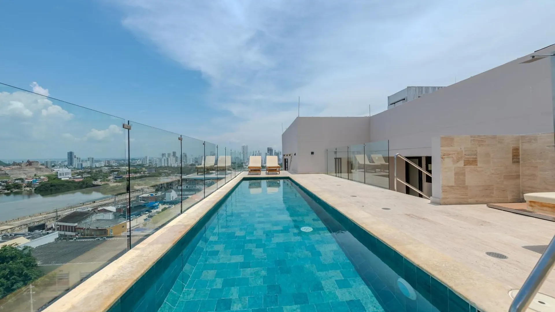 Apartment Stunning Loft - Historic Center - Rooftop Pool Cartagena